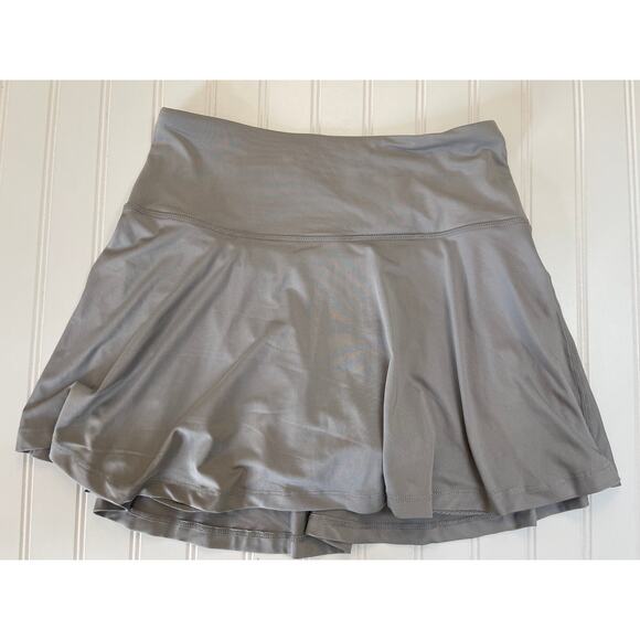 NWT Santiny Activewear Skort Gray Fitness Tennis Pickleball Size Womens Small - Picture 1 of 5